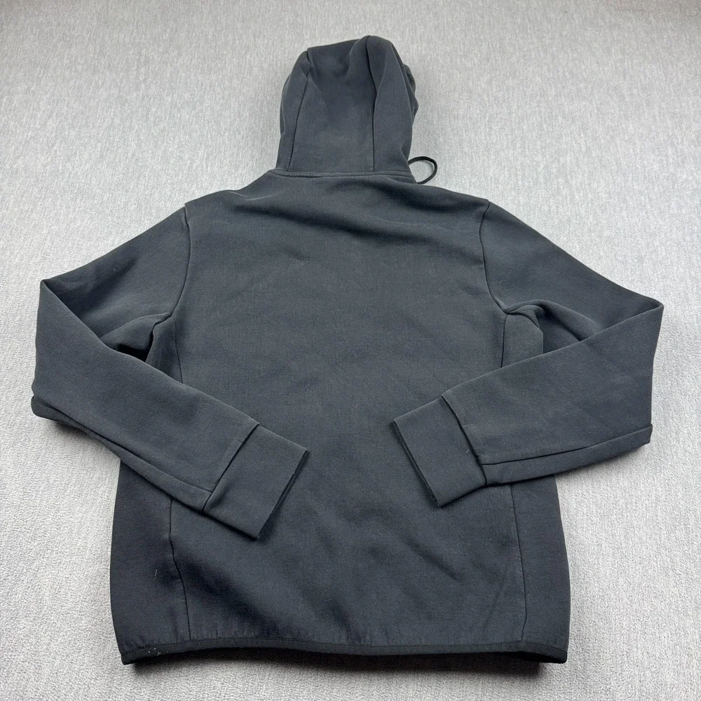 Adidas Jacket Men Small Black Varilite Hybrid Full‎ Zip Hooded Puffer Slim Fit